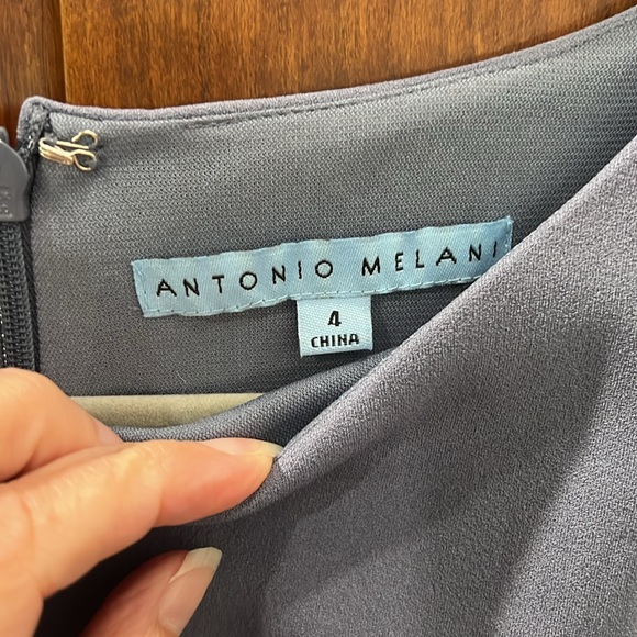 Antonio Melani NEW dress size 4 - grayish blue color - Picture 4 of 7
